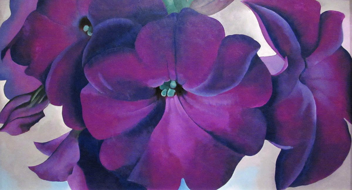 Creativity at it's best! Petunias, 1925. Oil on hardboard panel (1887-1987) de Young Museum