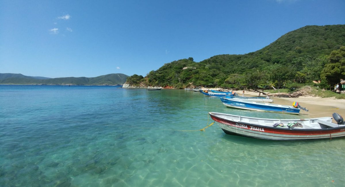 Playa Cristal in Tayrona National Natural Park, Colombia