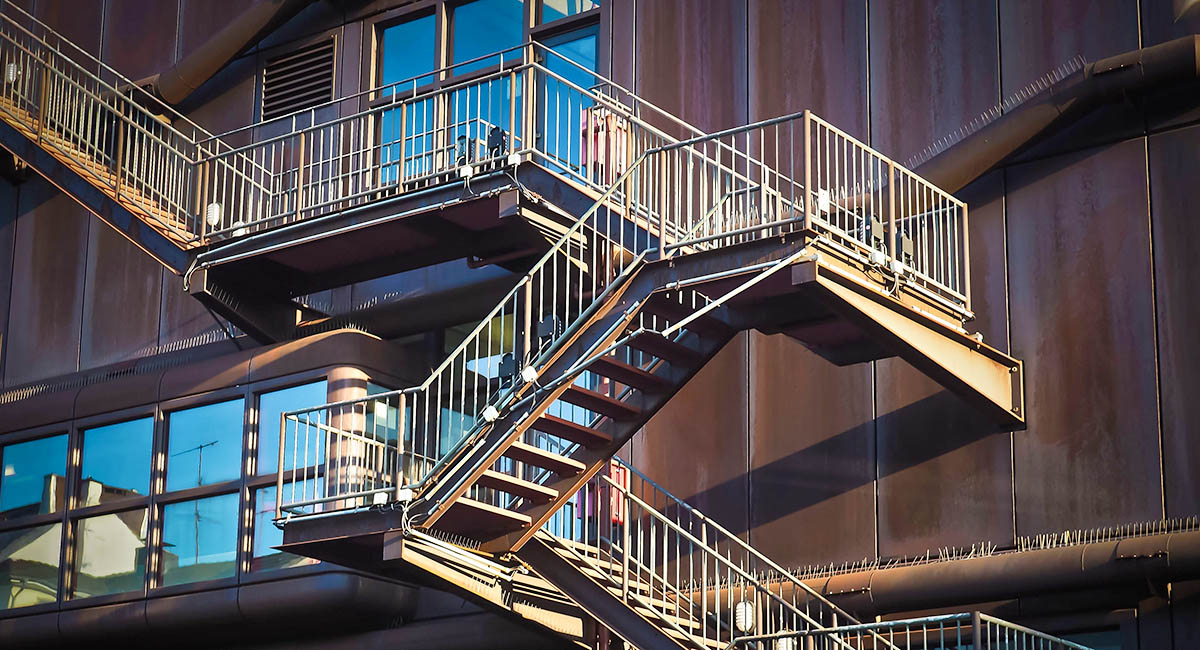 stairs, urban, exterior, architecture, balcony, building