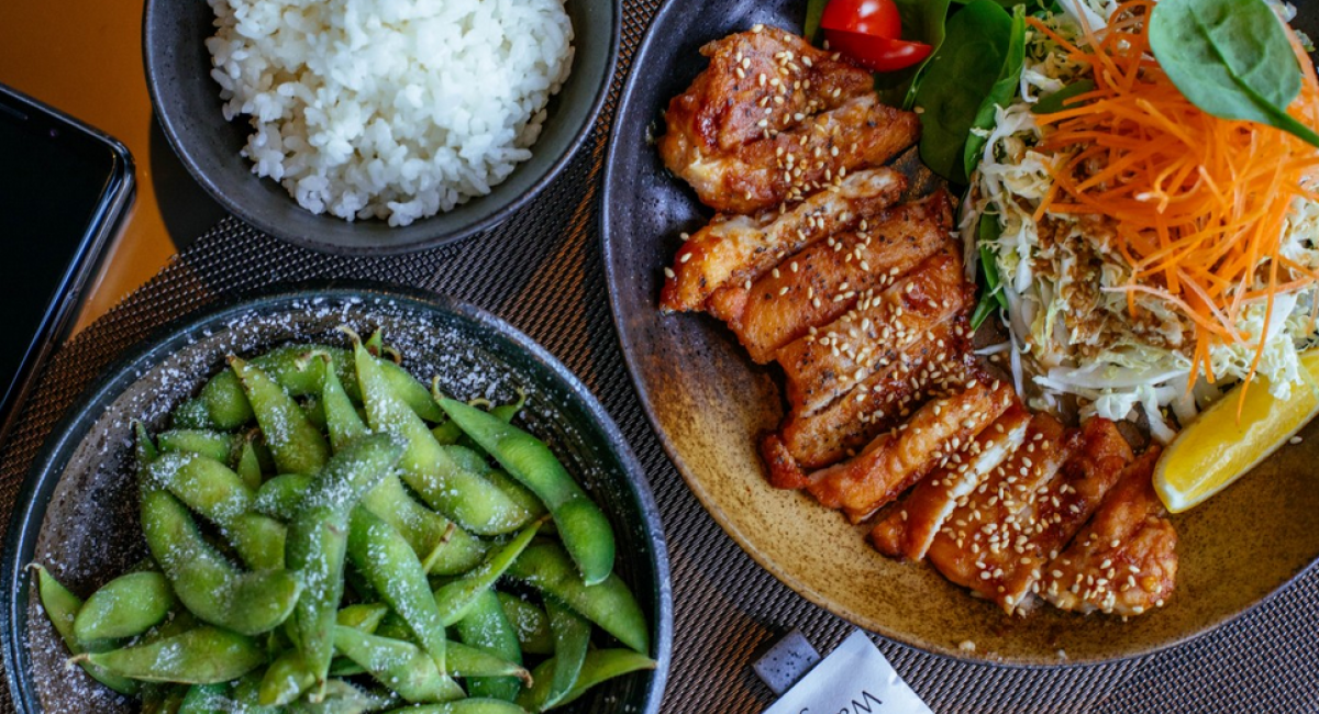 A Japanese meal